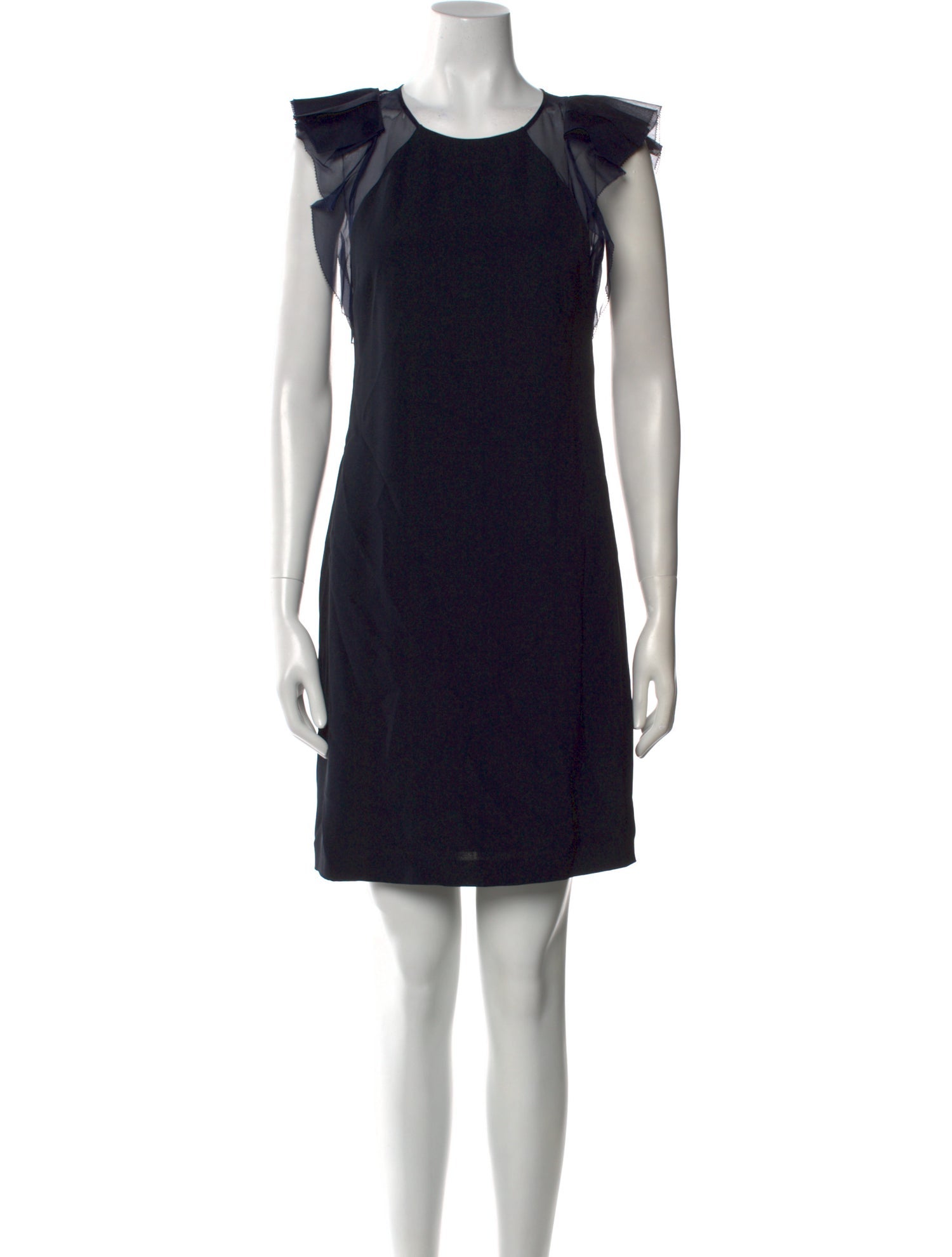 Rebecca Taylor Crew Neck Mini Dress