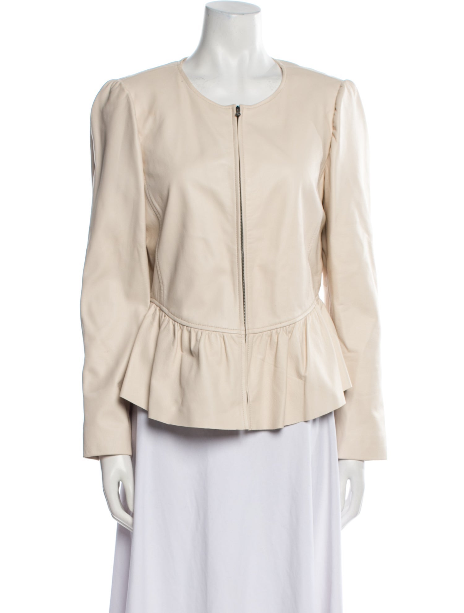 Rebecca Taylor Leather Evening Jacket