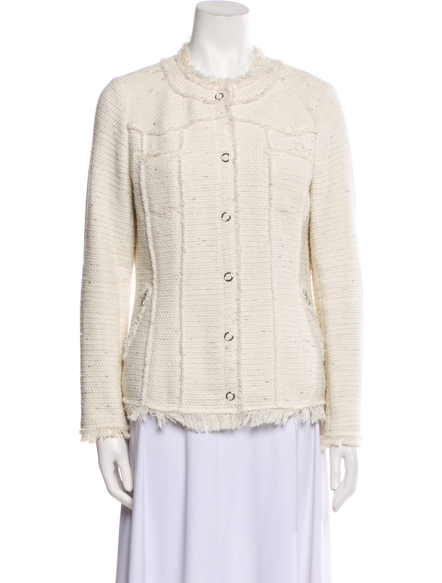 Rebecca Taylor Tweed Pattern Blazer