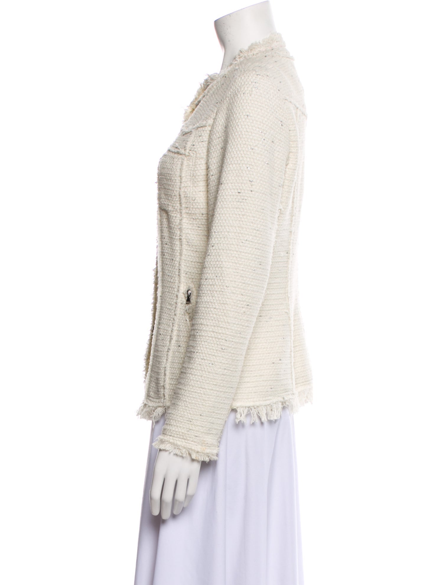 Rebecca Taylor Tweed Pattern Blazer