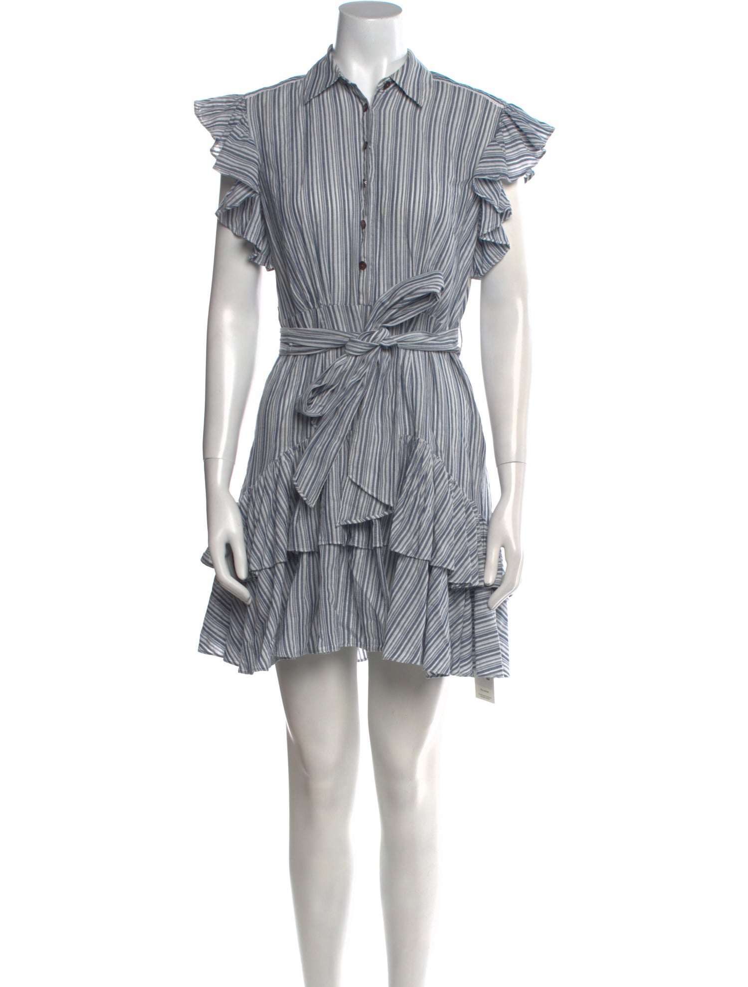 Rebecca Taylor Striped Mini Dress