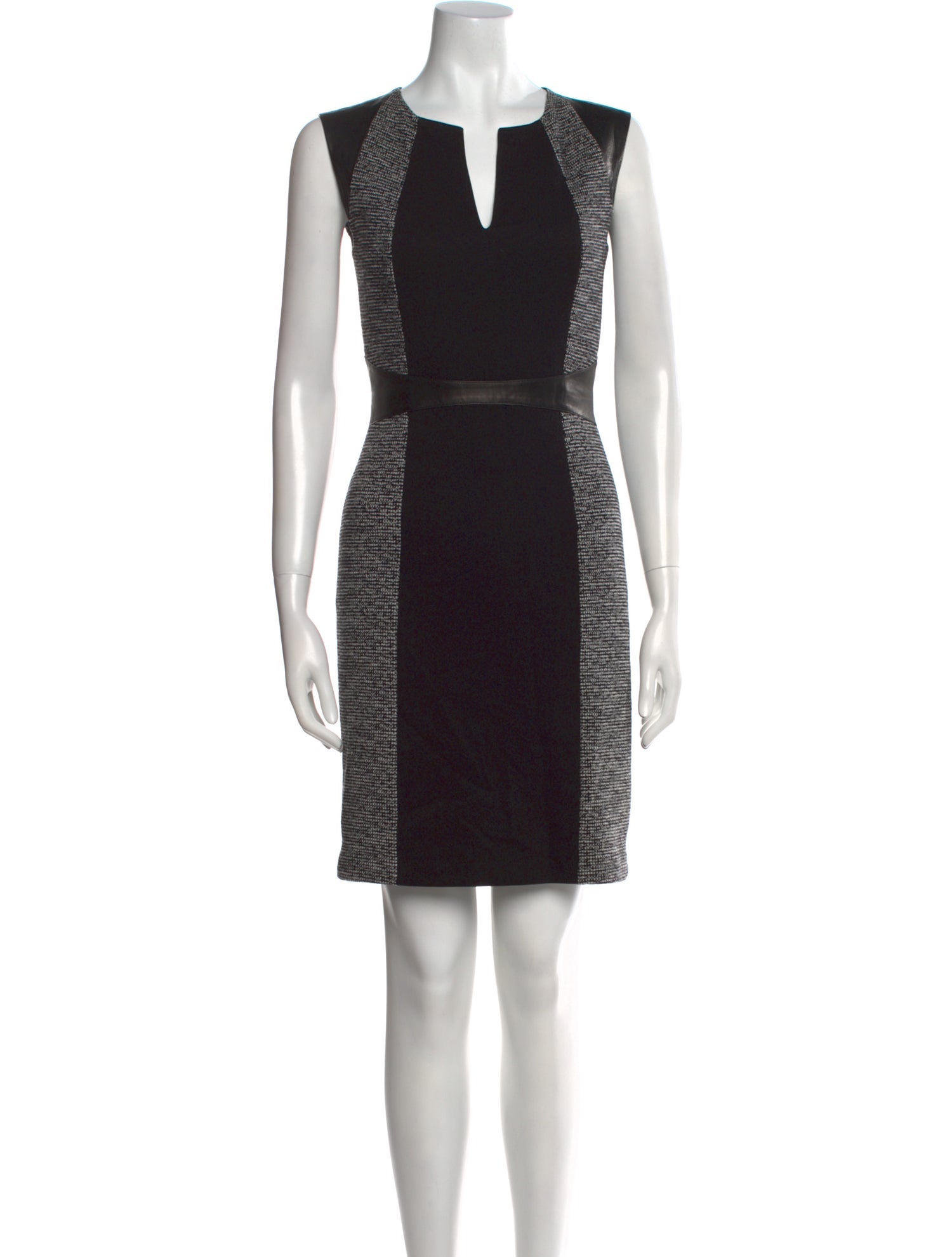 Rebecca Taylor Colorblock Pattern Mini Dress