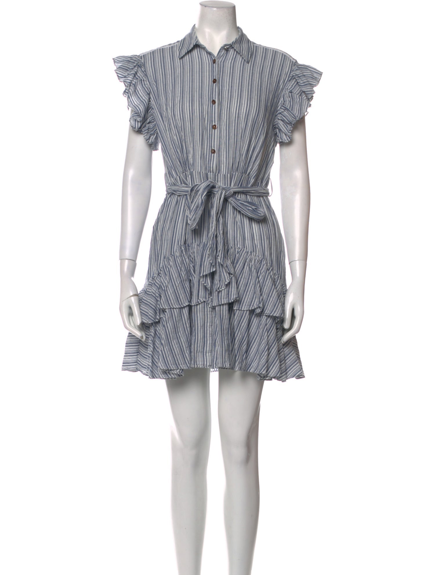 Rebecca Taylor Striped Mini Dress