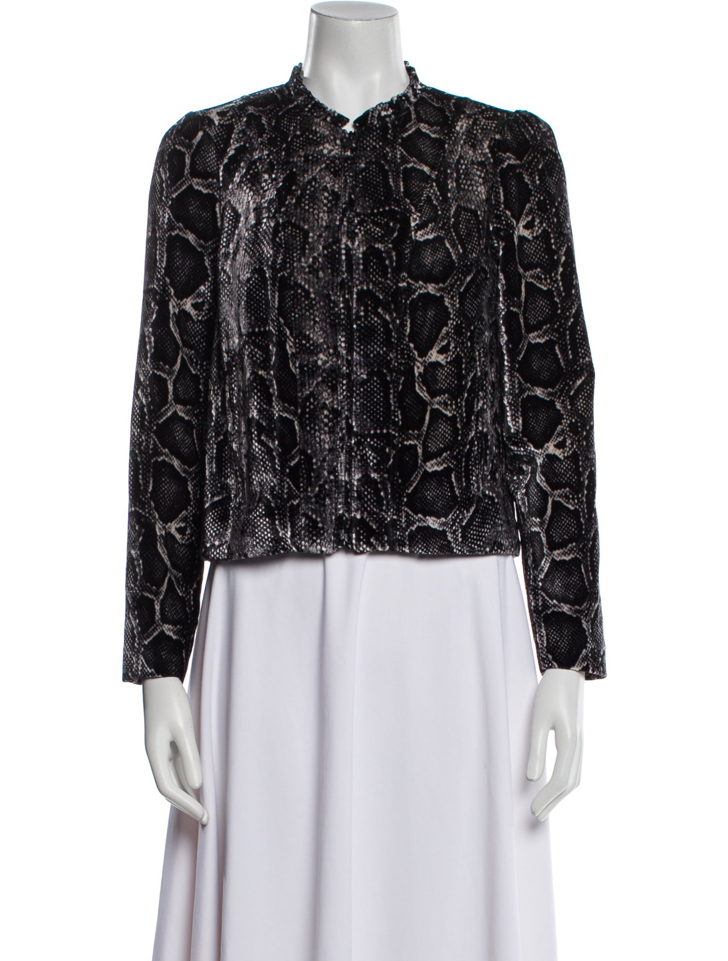 Rebecca Taylor Animal Print Evening Jacket