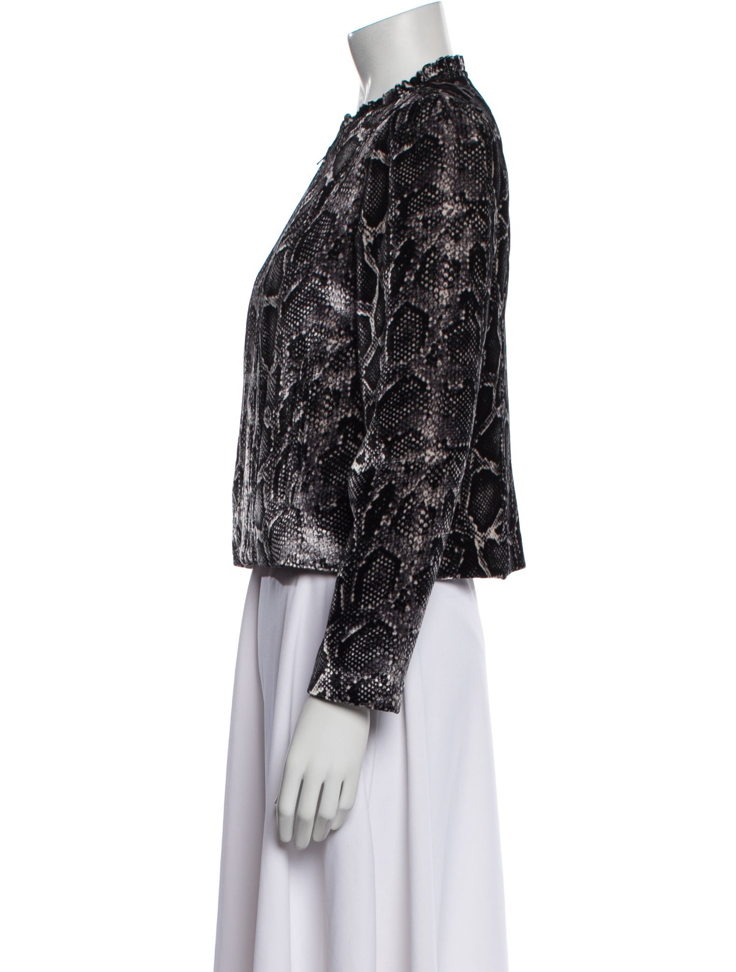 Rebecca Taylor Animal Print Evening Jacket