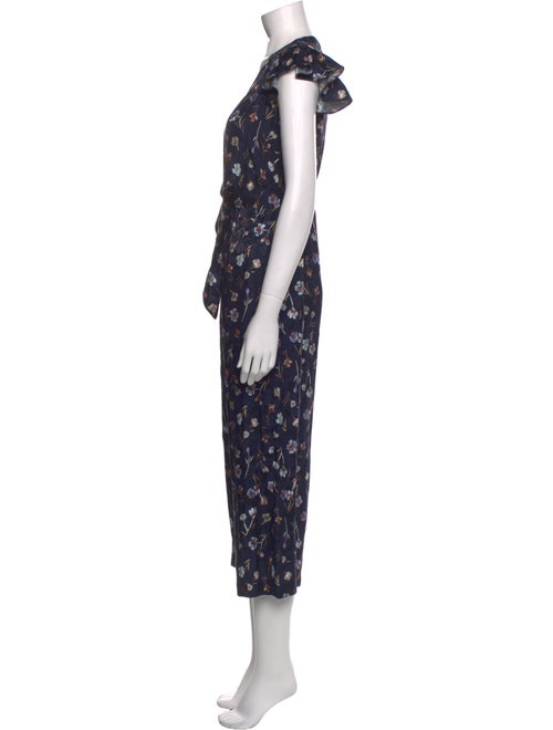 Rebecca Taylor Silk Printed Jumpsuit