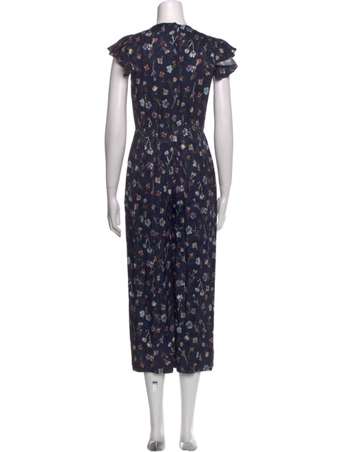 Rebecca Taylor Silk Printed Jumpsuit