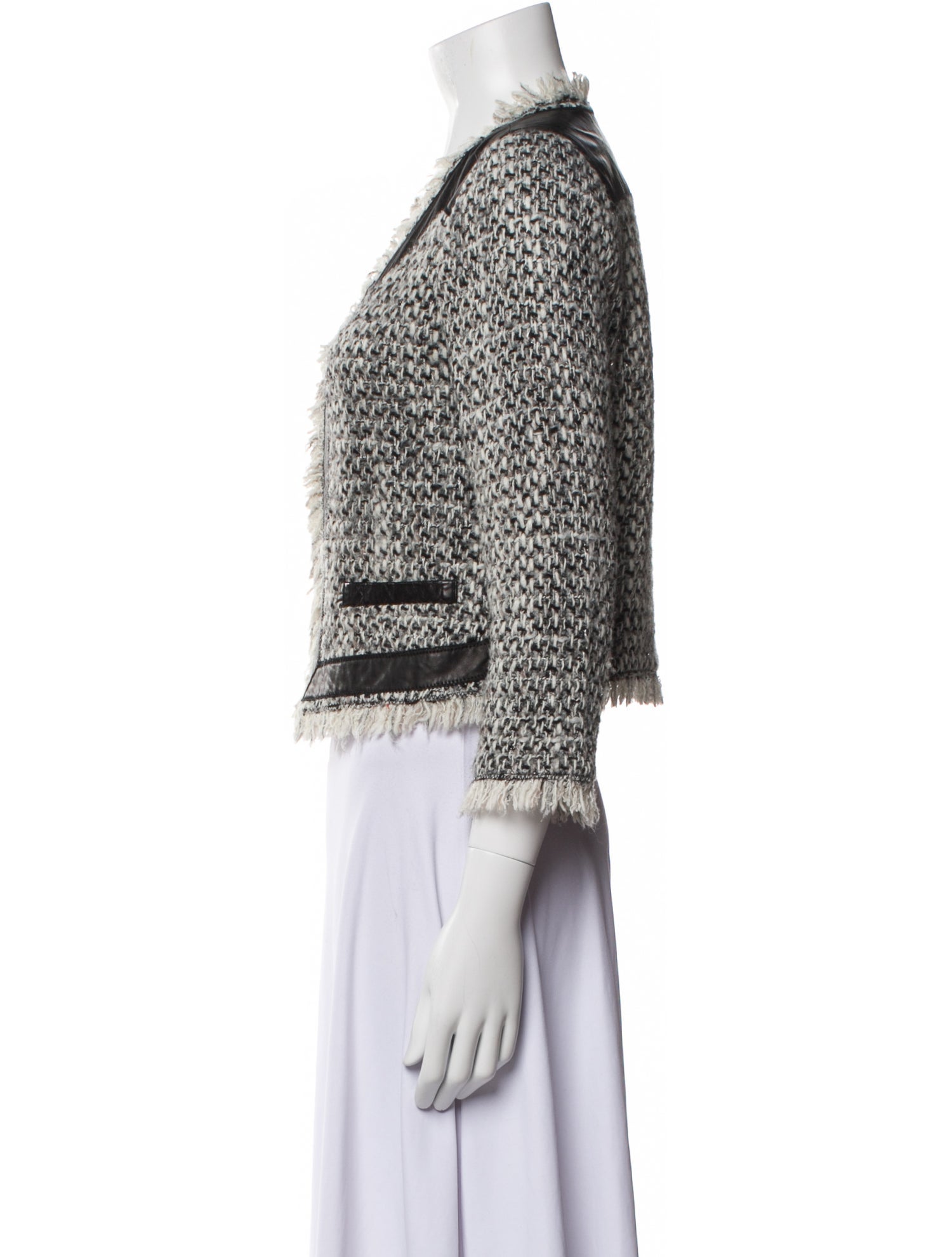 Rebecca Taylor Tweed Tweed Pattern Evening Jacket