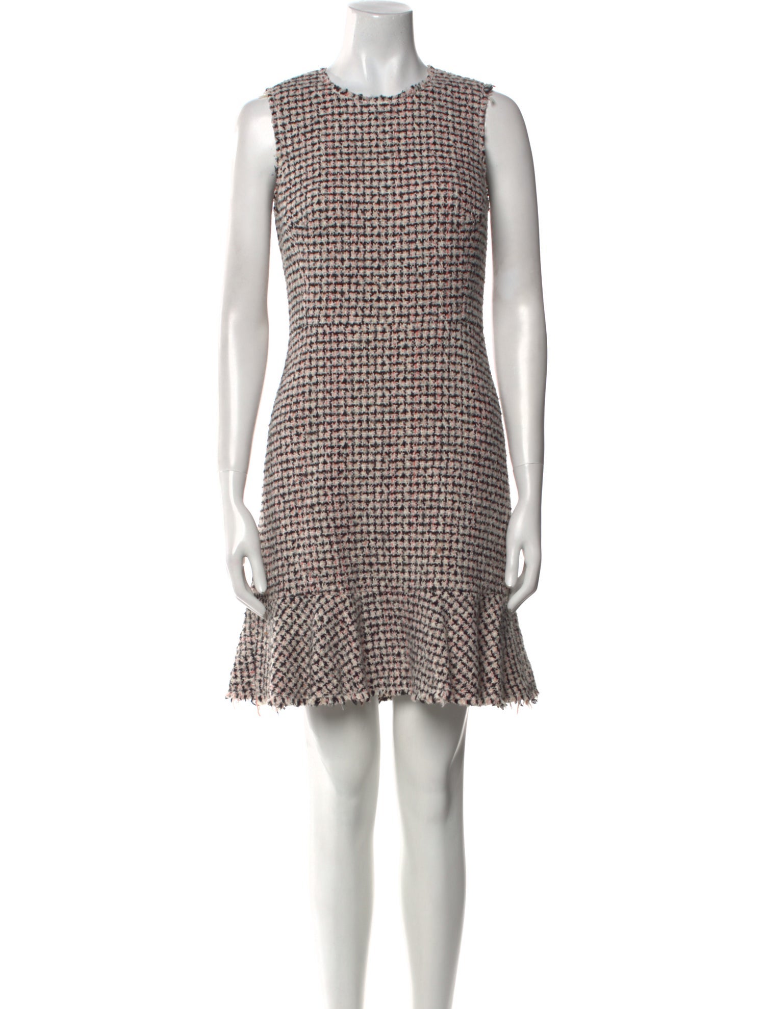 Rebecca Taylor Tweed Pattern Mini Dress