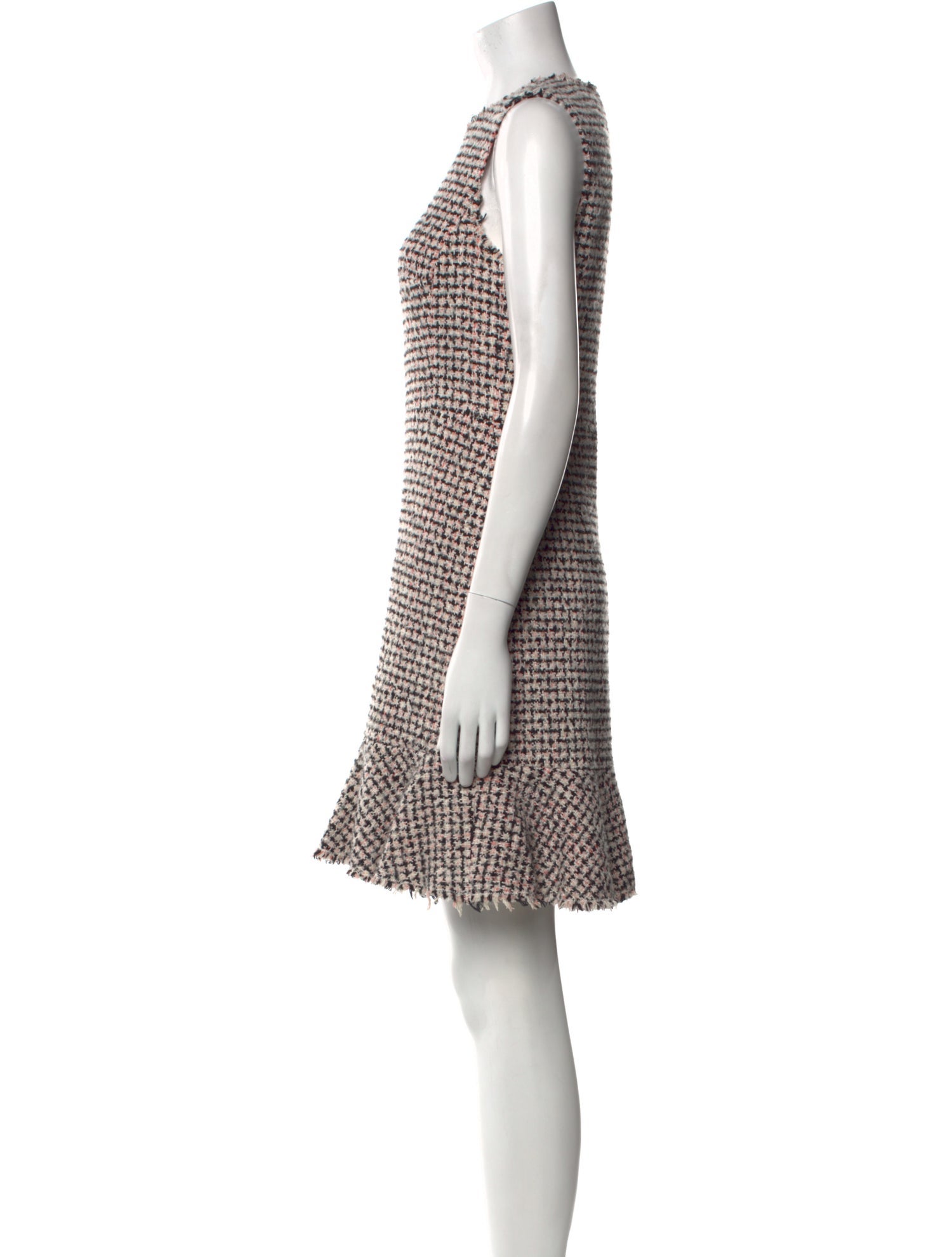 Rebecca Taylor Tweed Pattern Mini Dress