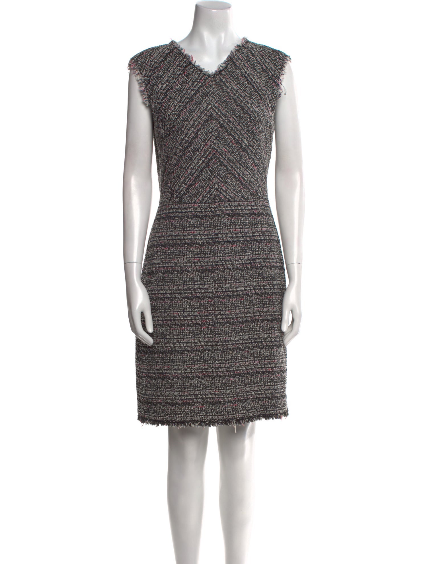 Rebecca Taylor Tweed Pattern Mini Dress