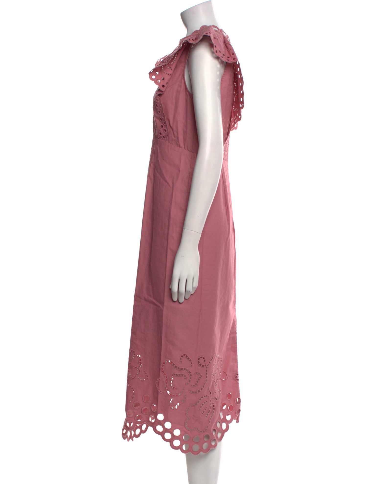 Rebecca Taylor V-Neck Long Dress