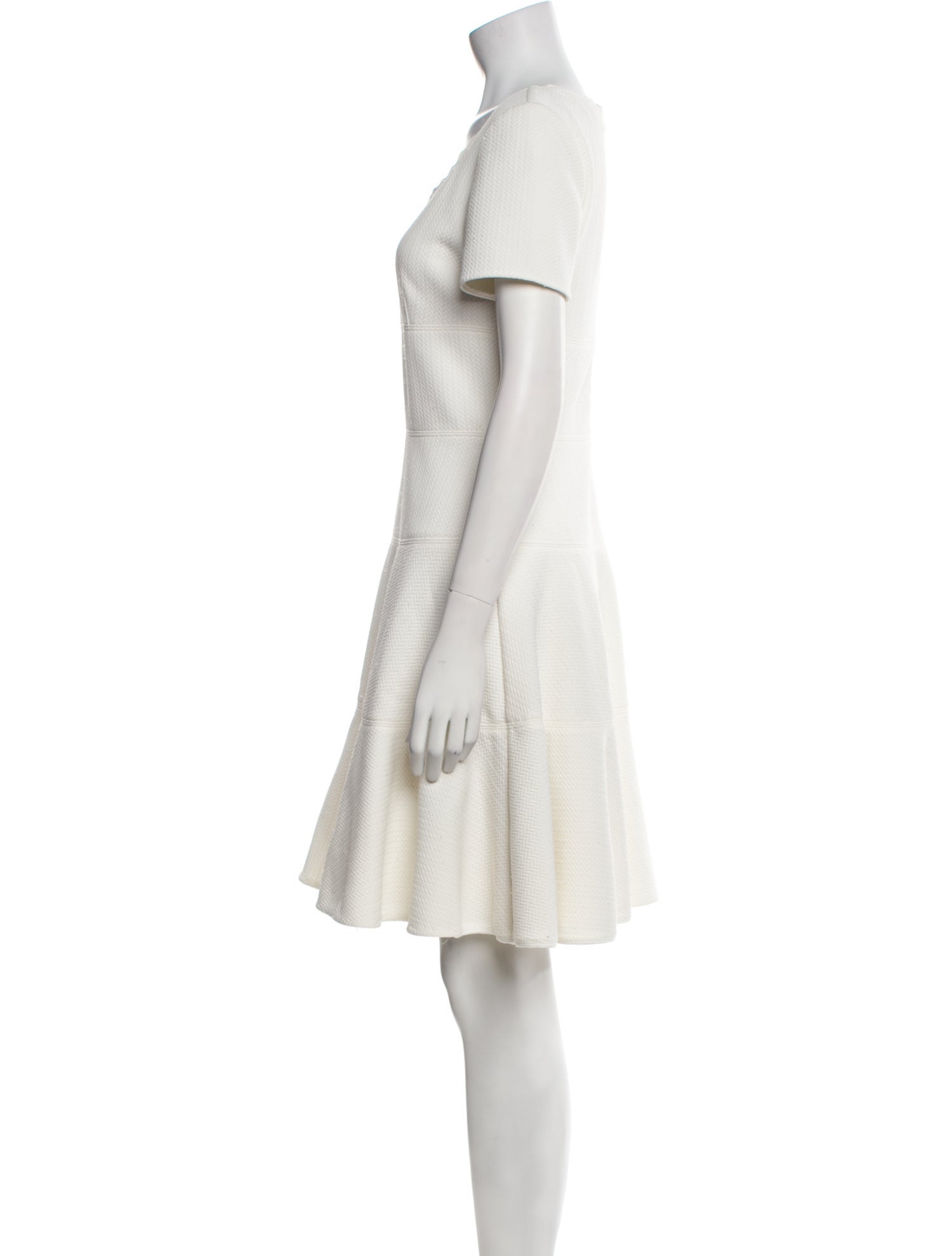 Rebecca Taylor Scoop Neck Mini Dress