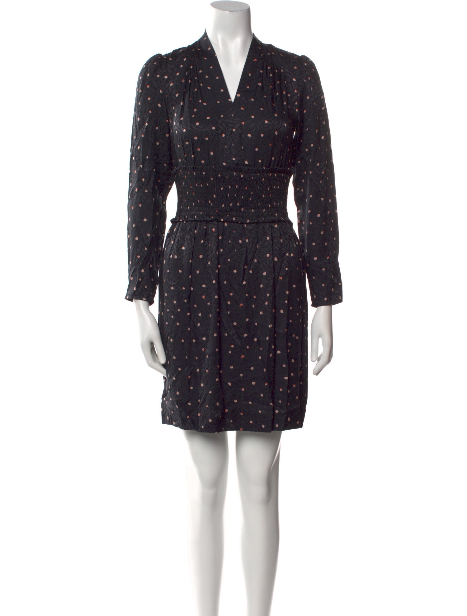 Rebecca Taylor Polka Dot Print Mini Dress