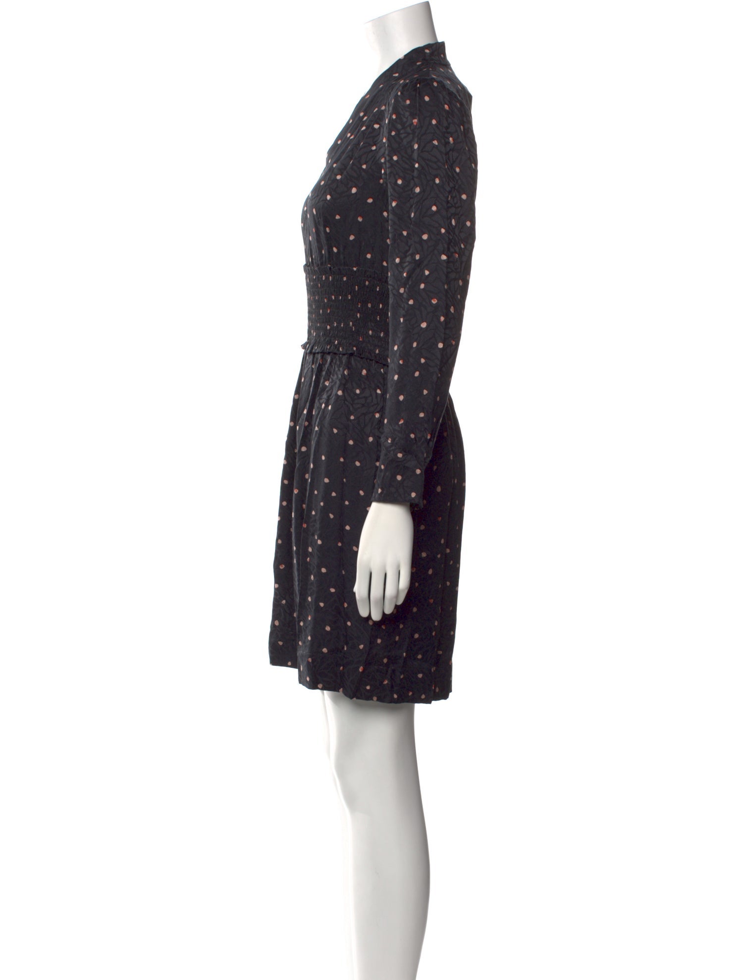 Rebecca Taylor Polka Dot Print Mini Dress