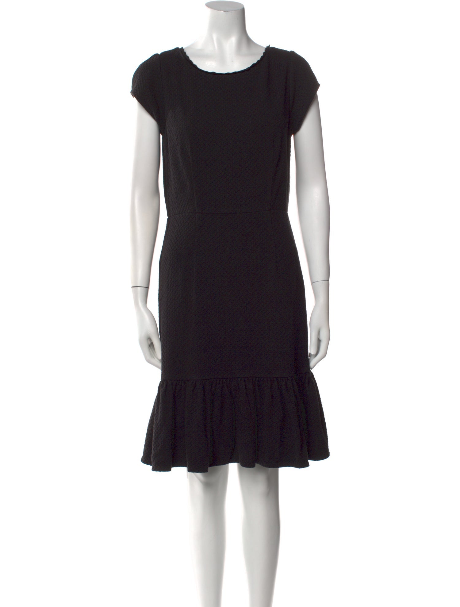 Rebecca Taylor Scoop Neck Knee-Length Dress