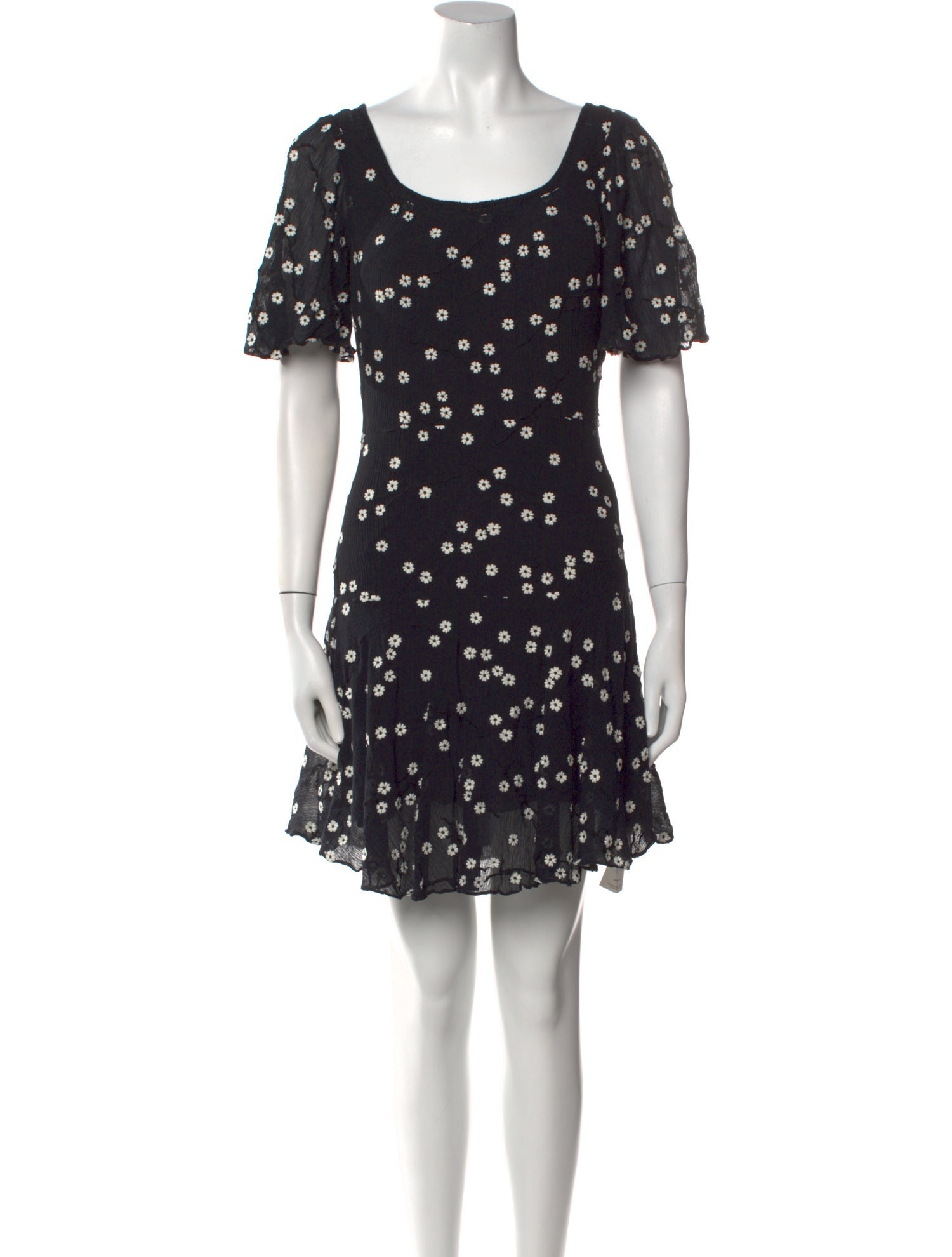 Rebecca Taylor Floral Print Mini Dress