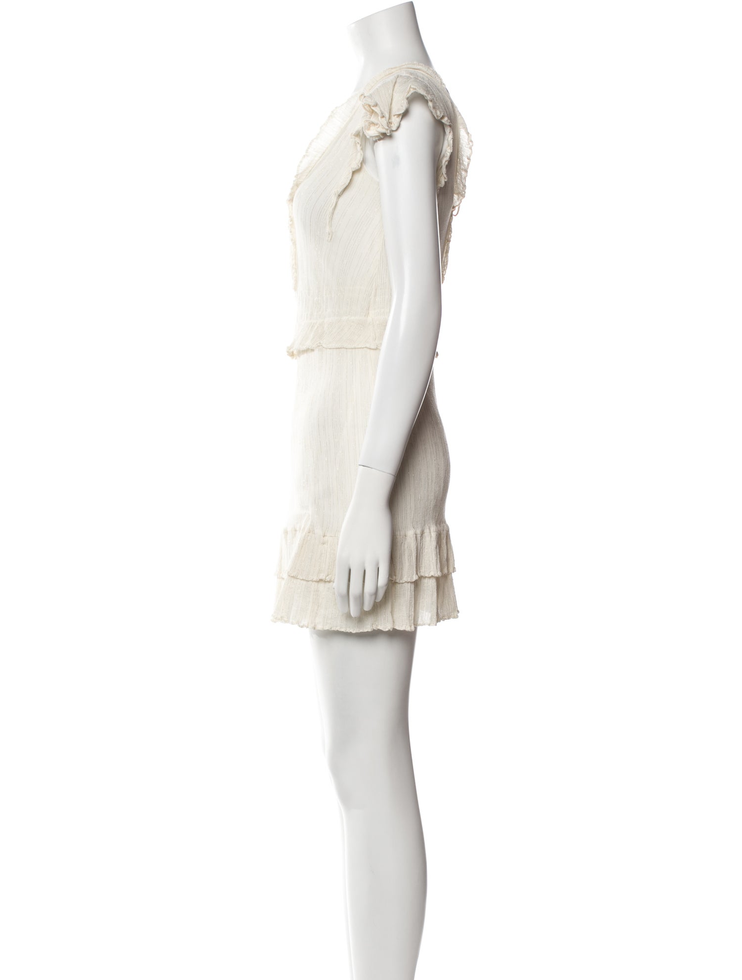 Rebecca Taylor Scoop Neck Mini Dress