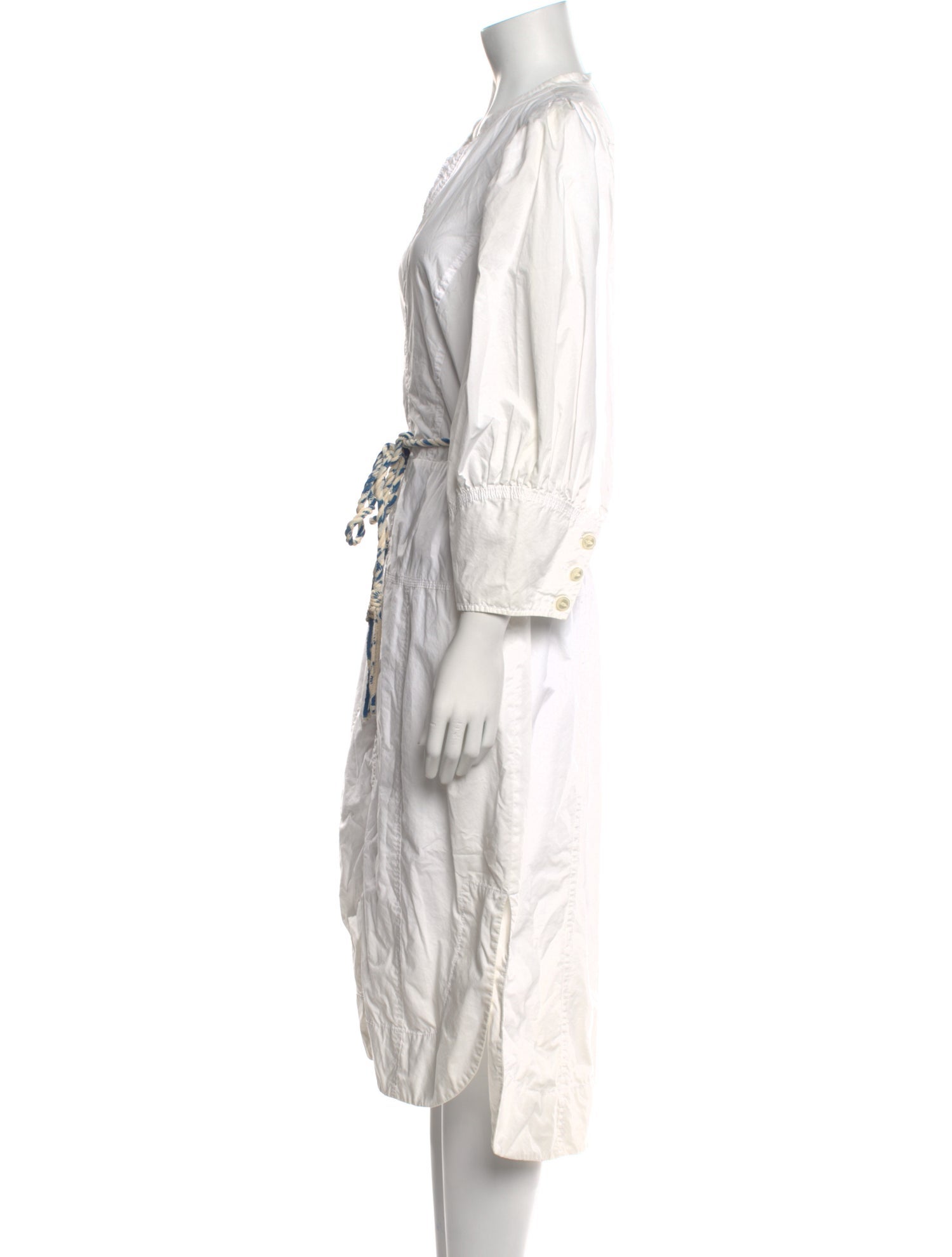 Rebecca Taylor V-Neck Midi Length Dress