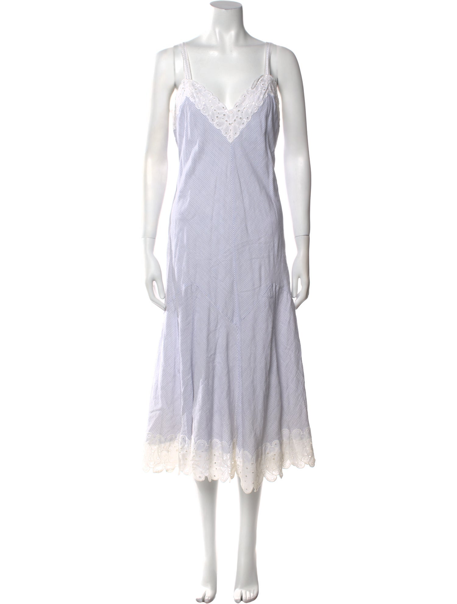 Rebecca Taylor Striped Long Dress