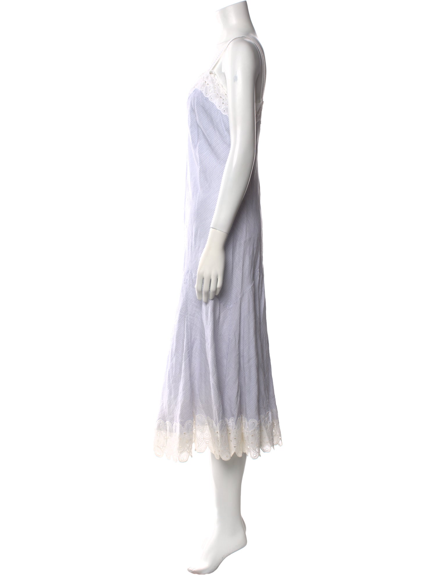 Rebecca Taylor Striped Long Dress