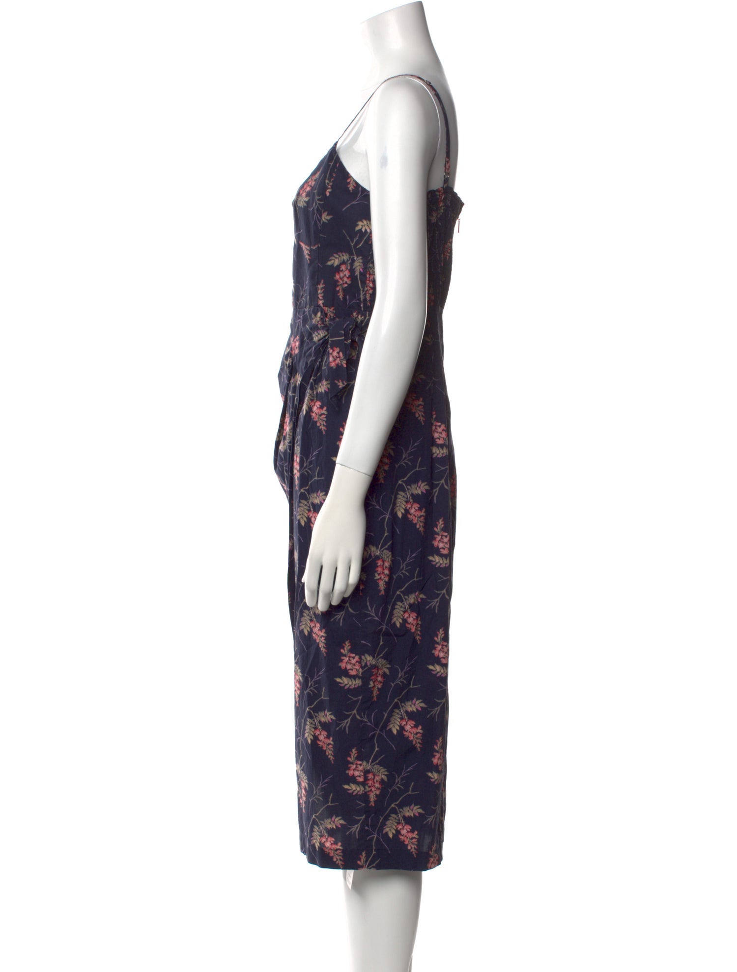 Rebecca Taylor Floral Print Midi Length Dress w/ Tags