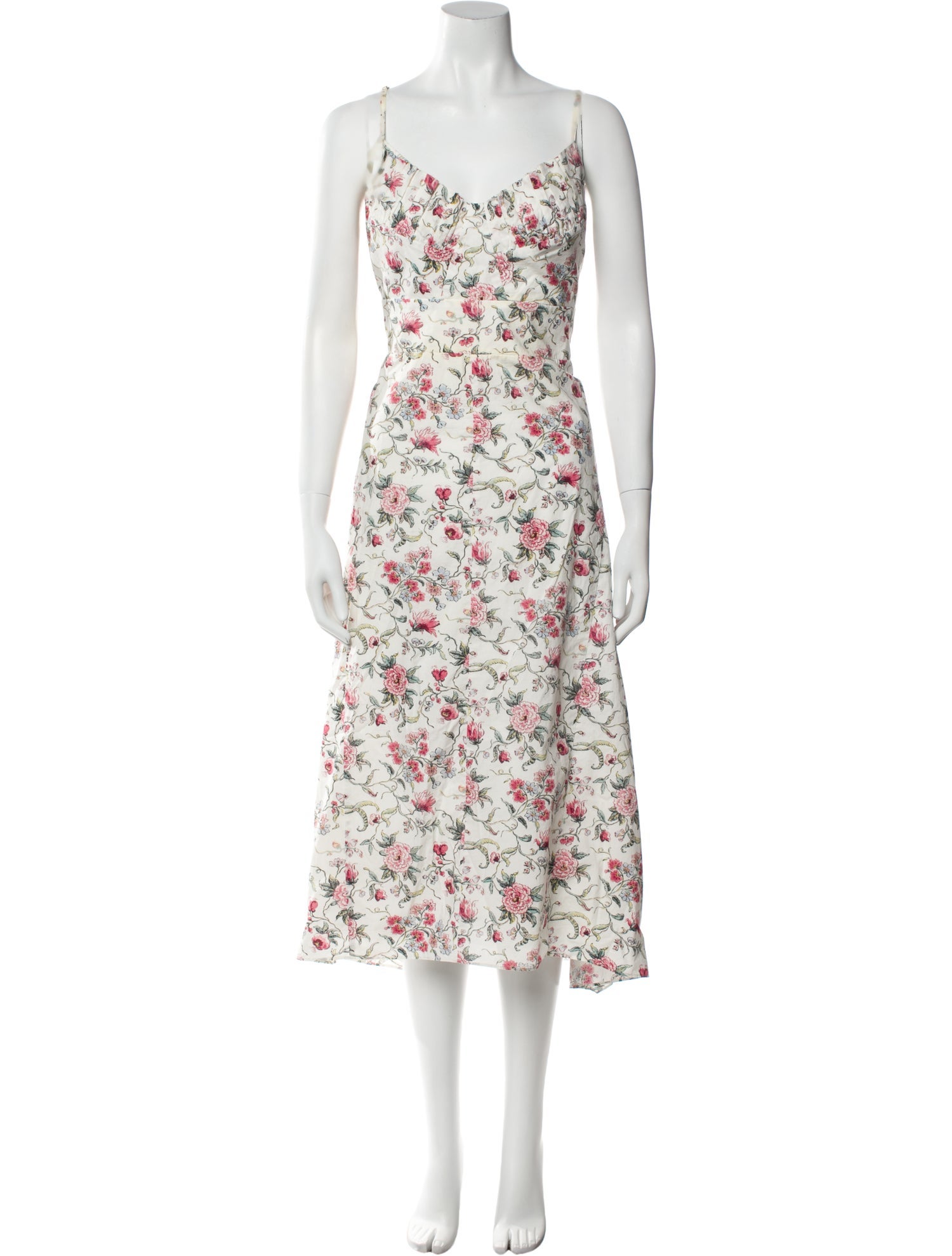 Rebecca Taylor Floral Print Long Dress