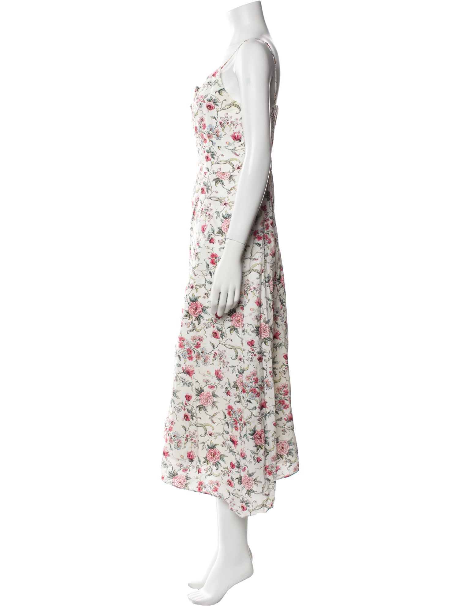 Rebecca Taylor Floral Print Long Dress