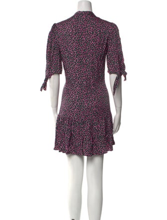 Rebecca Taylor Floral Print Mini Dress