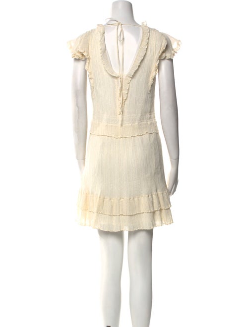 Rebecca Taylor V-Neck Mini Dress