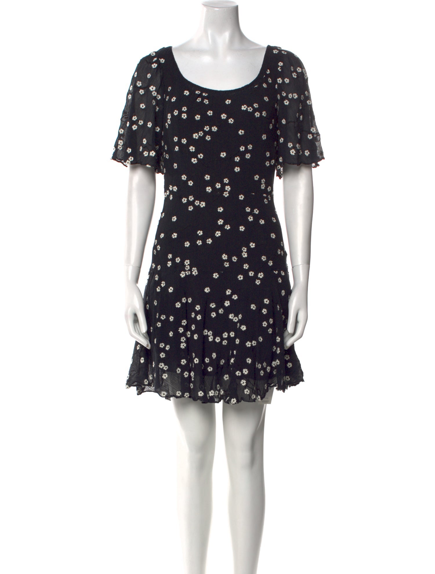 Rebecca Taylor Floral Print Mini Dress