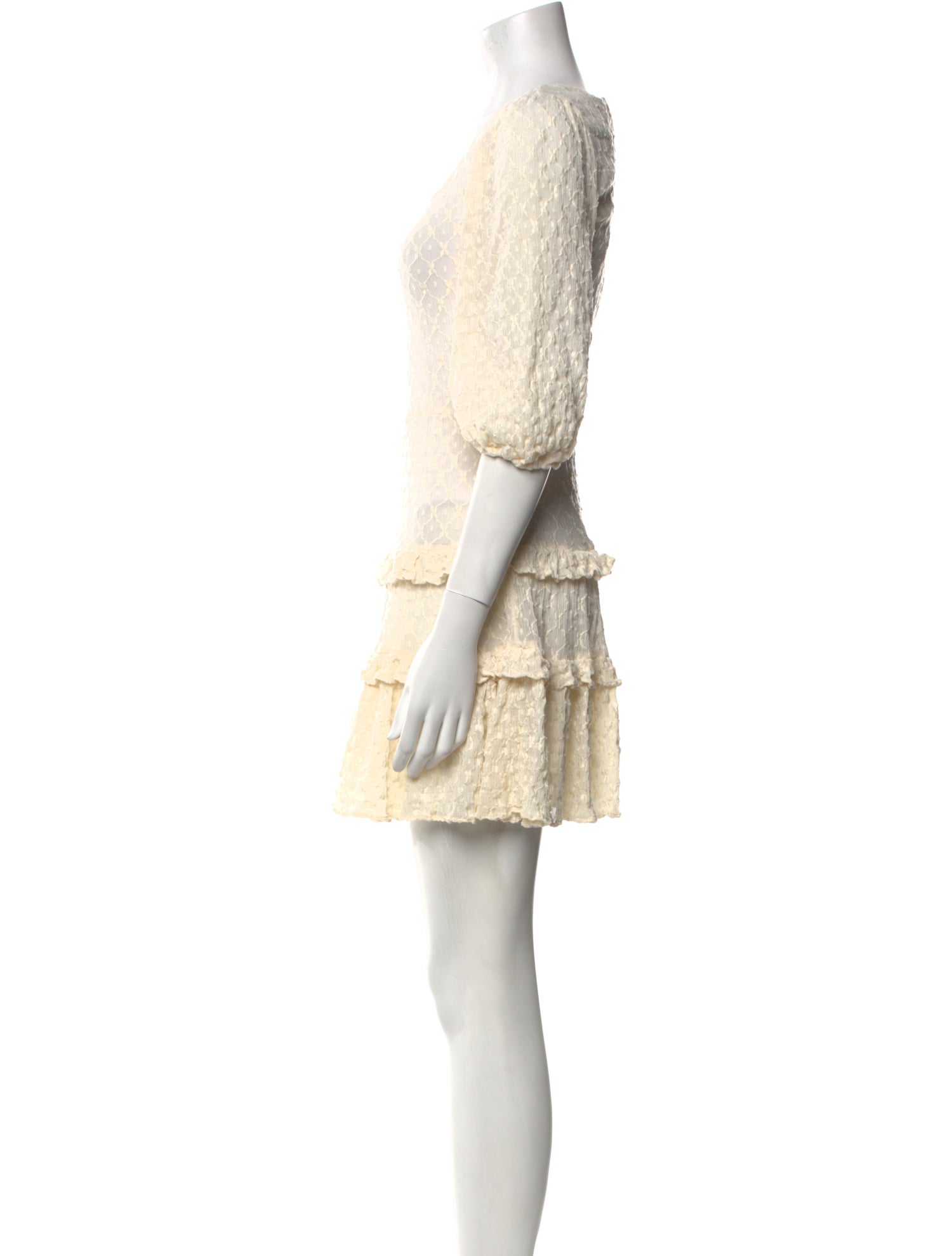 Rebecca Taylor Scoop Neck Mini Dress