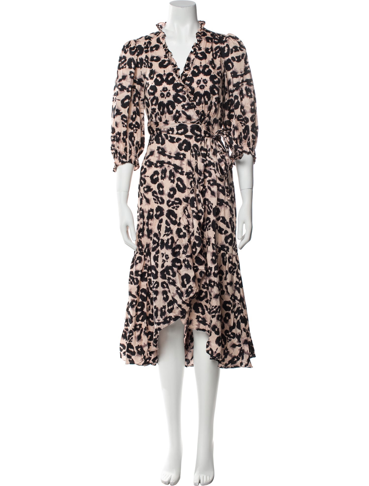 Rebecca Taylor Printed Midi Length Dress w/ Tags
