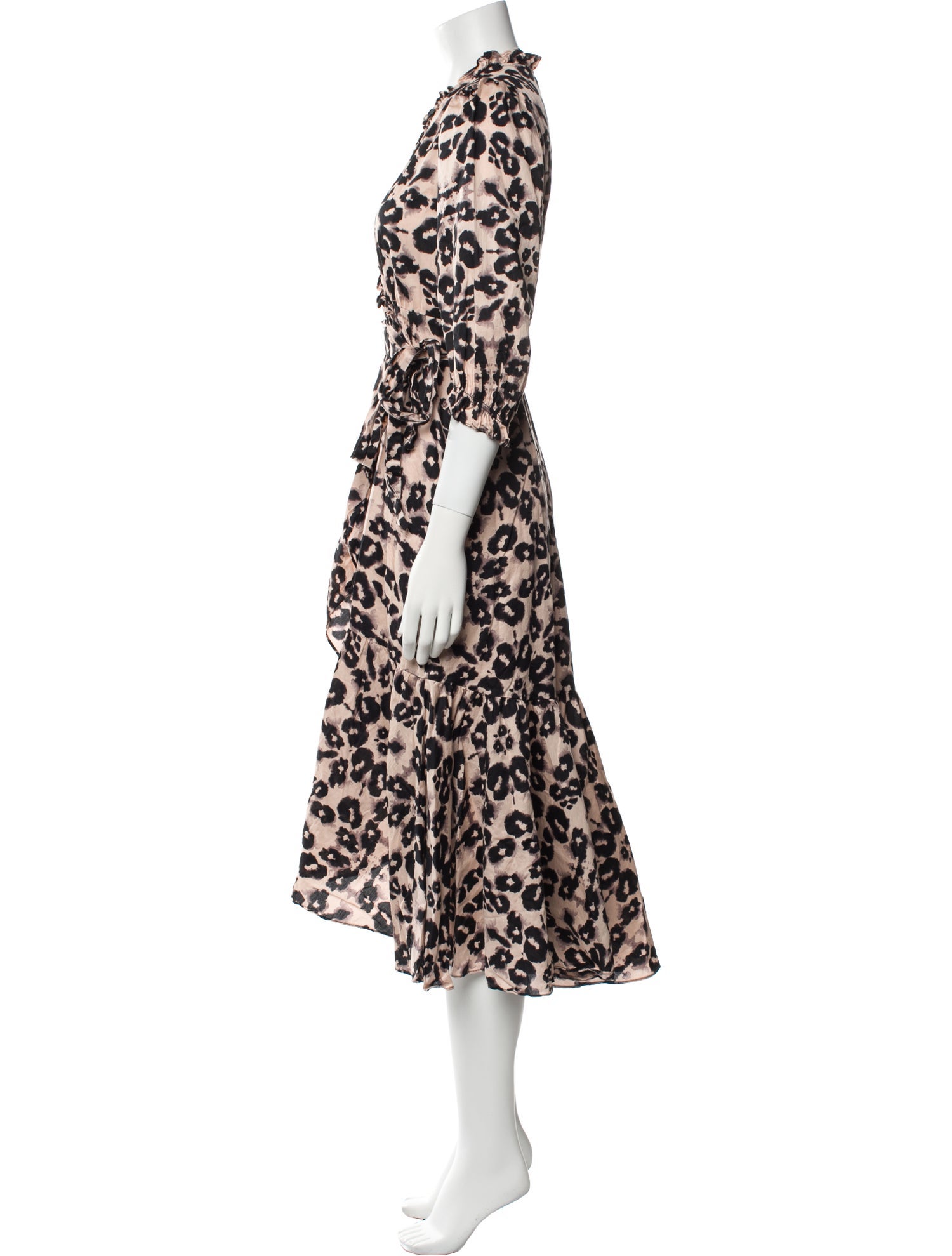 Rebecca Taylor Printed Midi Length Dress w/ Tags