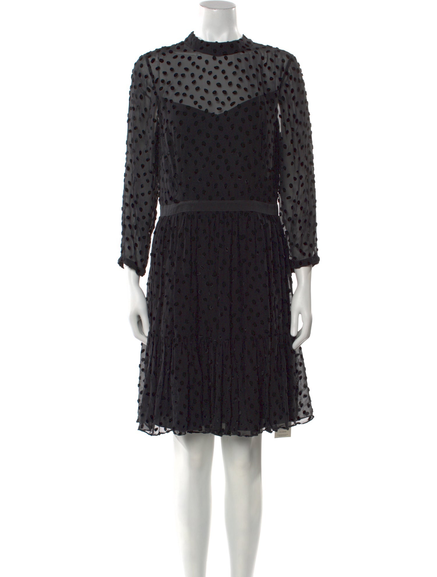 Rebecca Taylor Lace Pattern Mini Dress