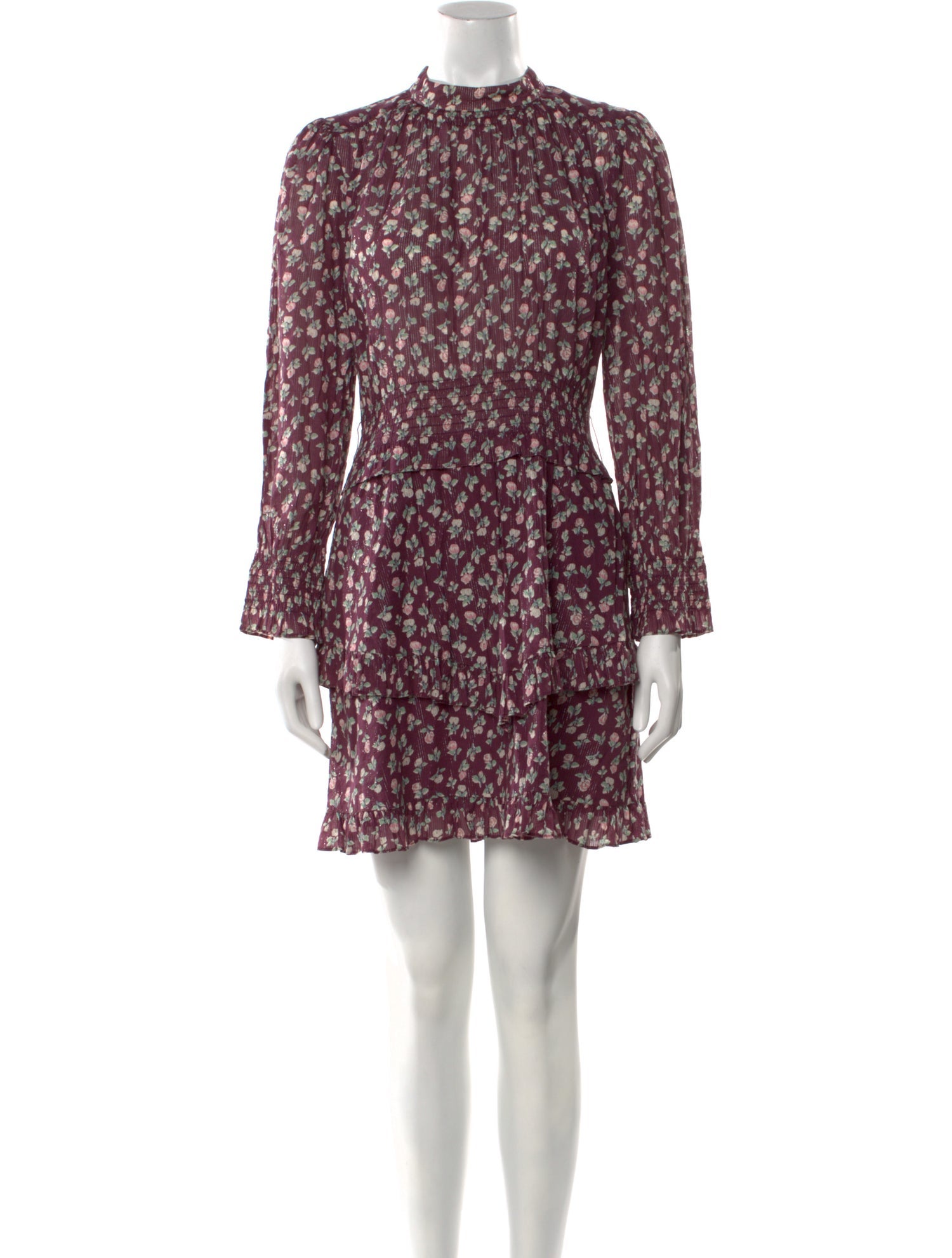 Rebecca Taylor Floral Print Mini Dress