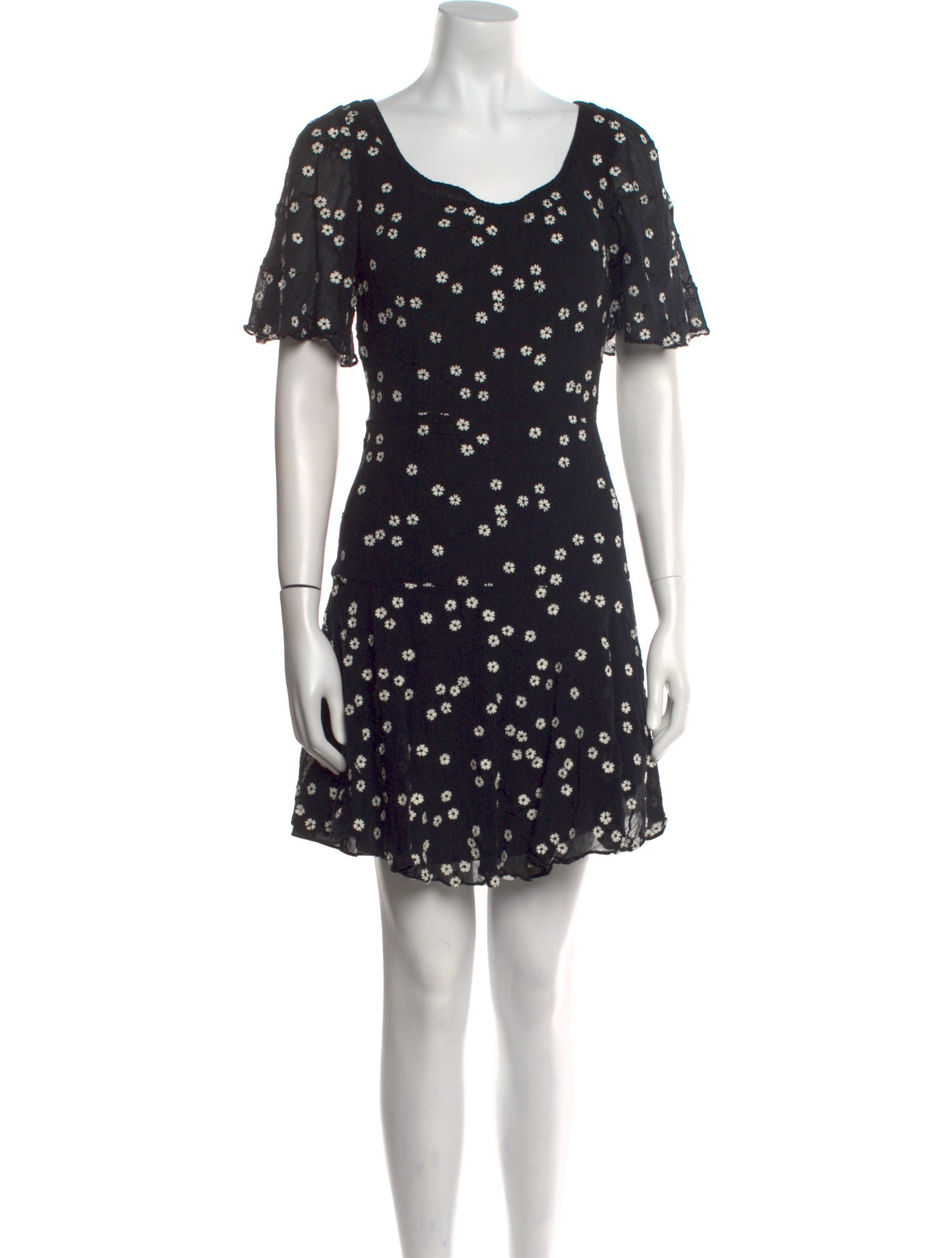 Rebecca Taylor Floral Print Mini Dress