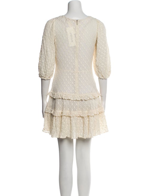 Rebecca Taylor Scoop Neck Mini Dress