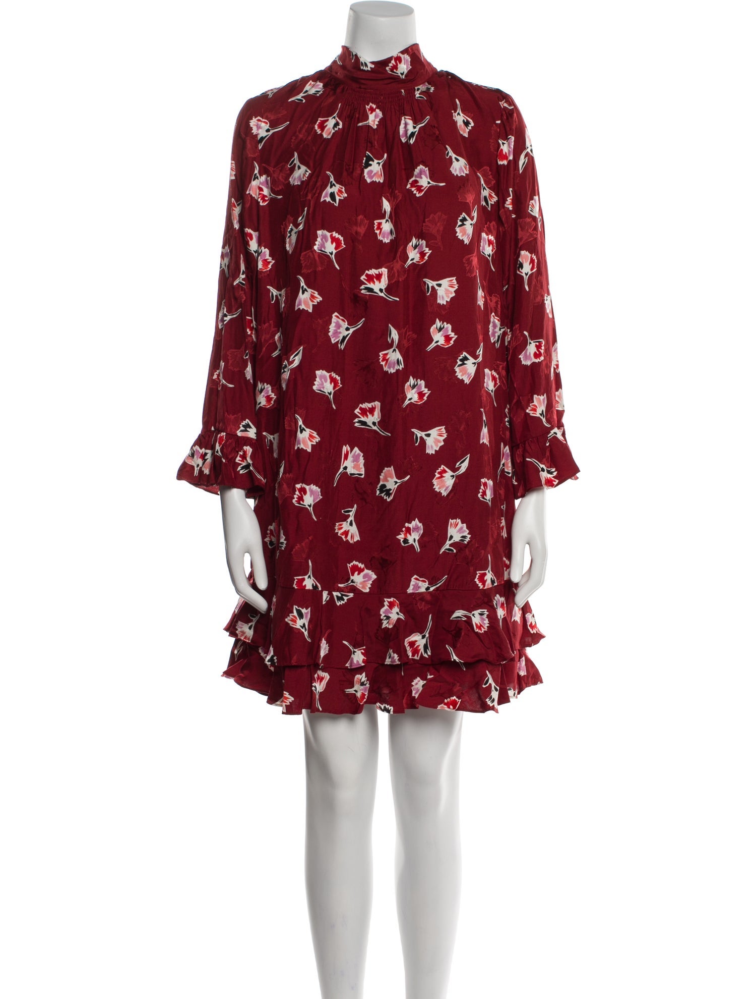 Rebecca Taylor Floral Print Mini Dress