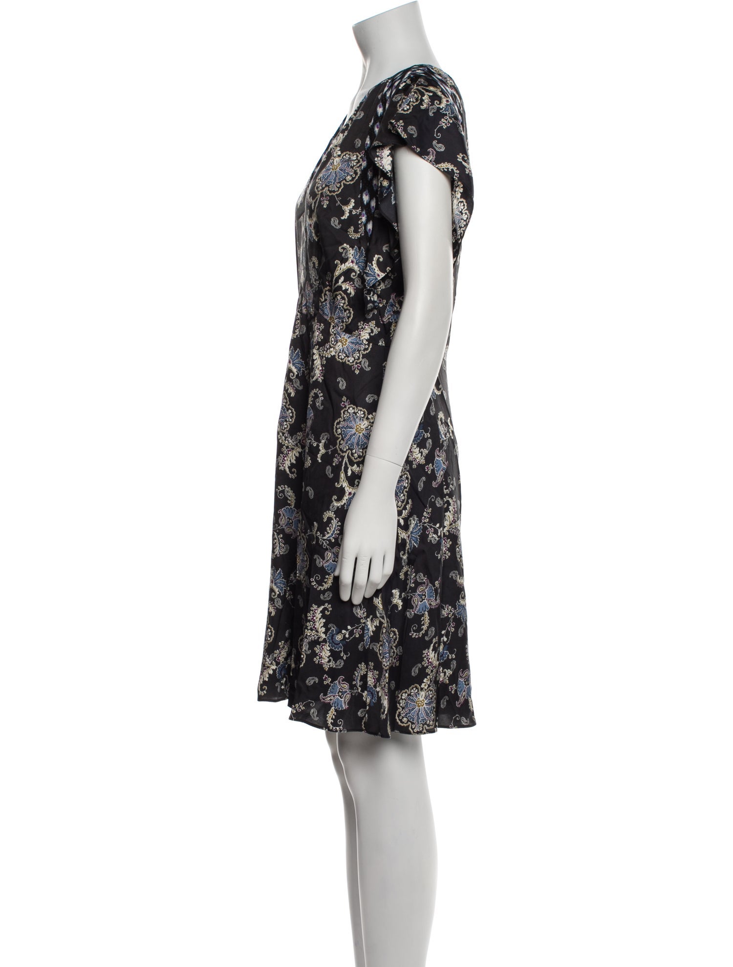 Rebecca Taylor Floral Print Mini Dress