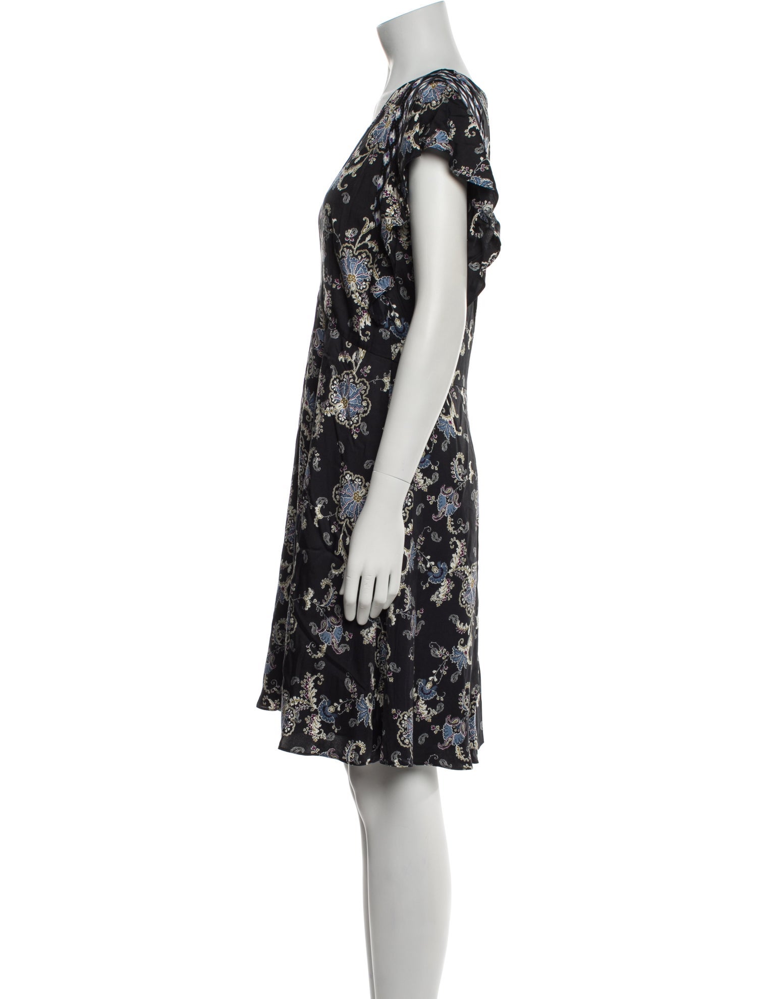 Rebecca Taylor Floral Print Mini Dress