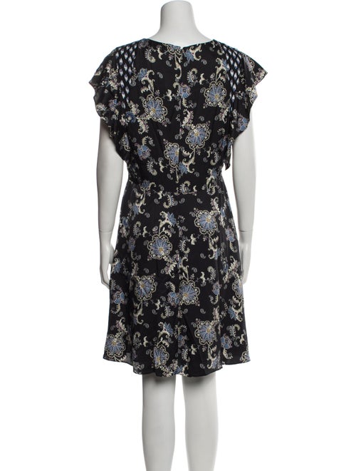 Rebecca Taylor Floral Print Mini Dress