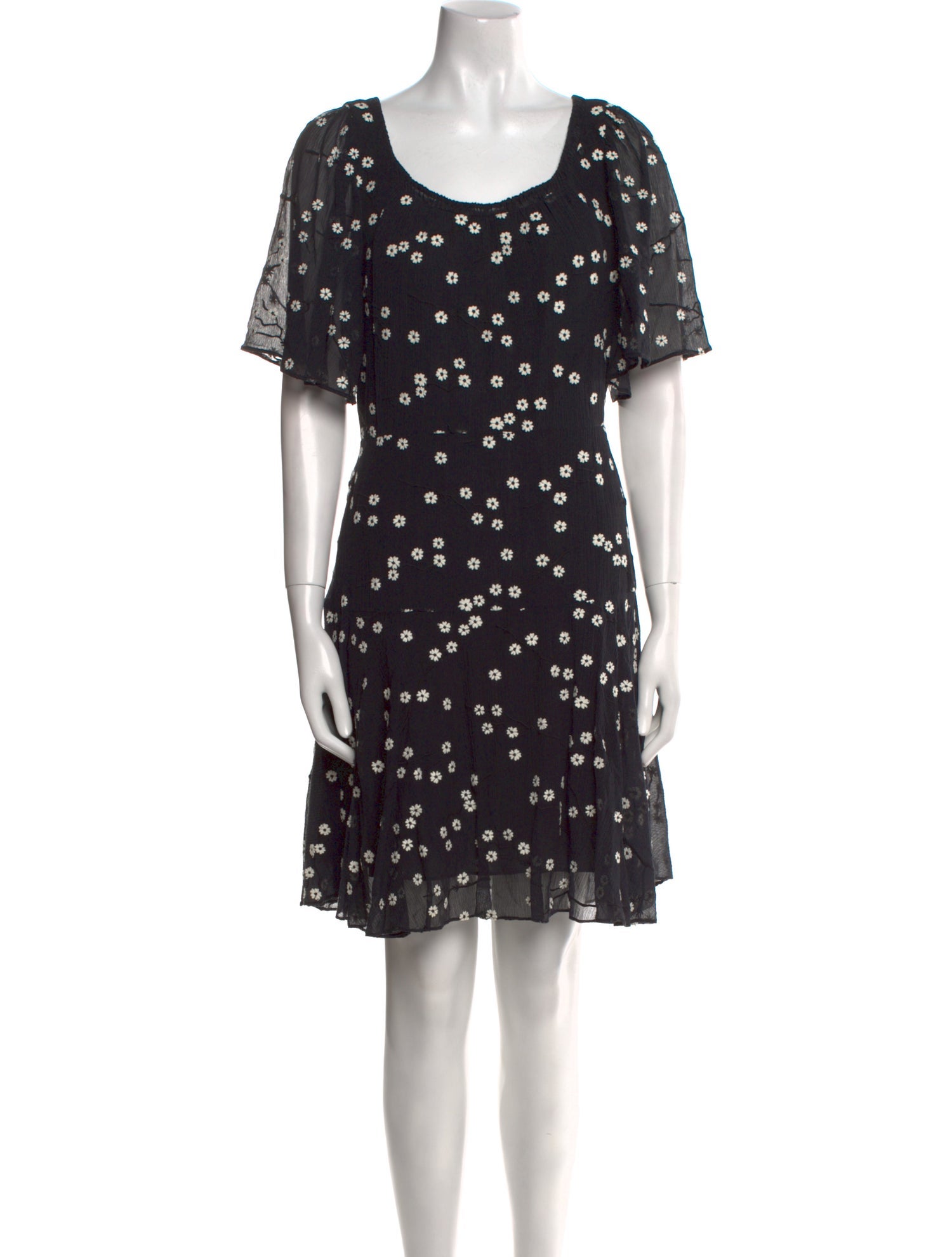 Rebecca Taylor Floral Print Knee-Length Dress w/ Tags