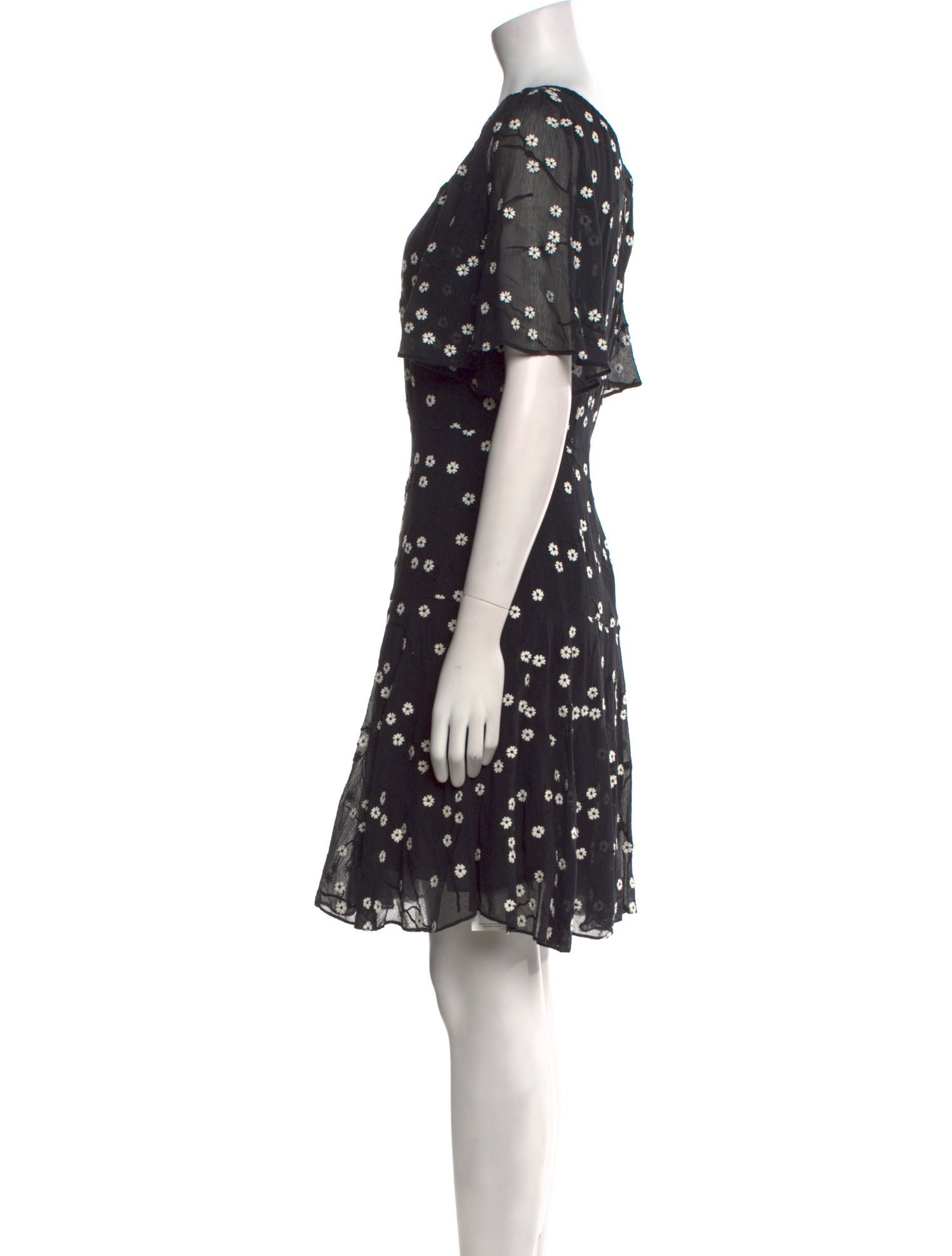 Rebecca Taylor Floral Print Knee-Length Dress w/ Tags