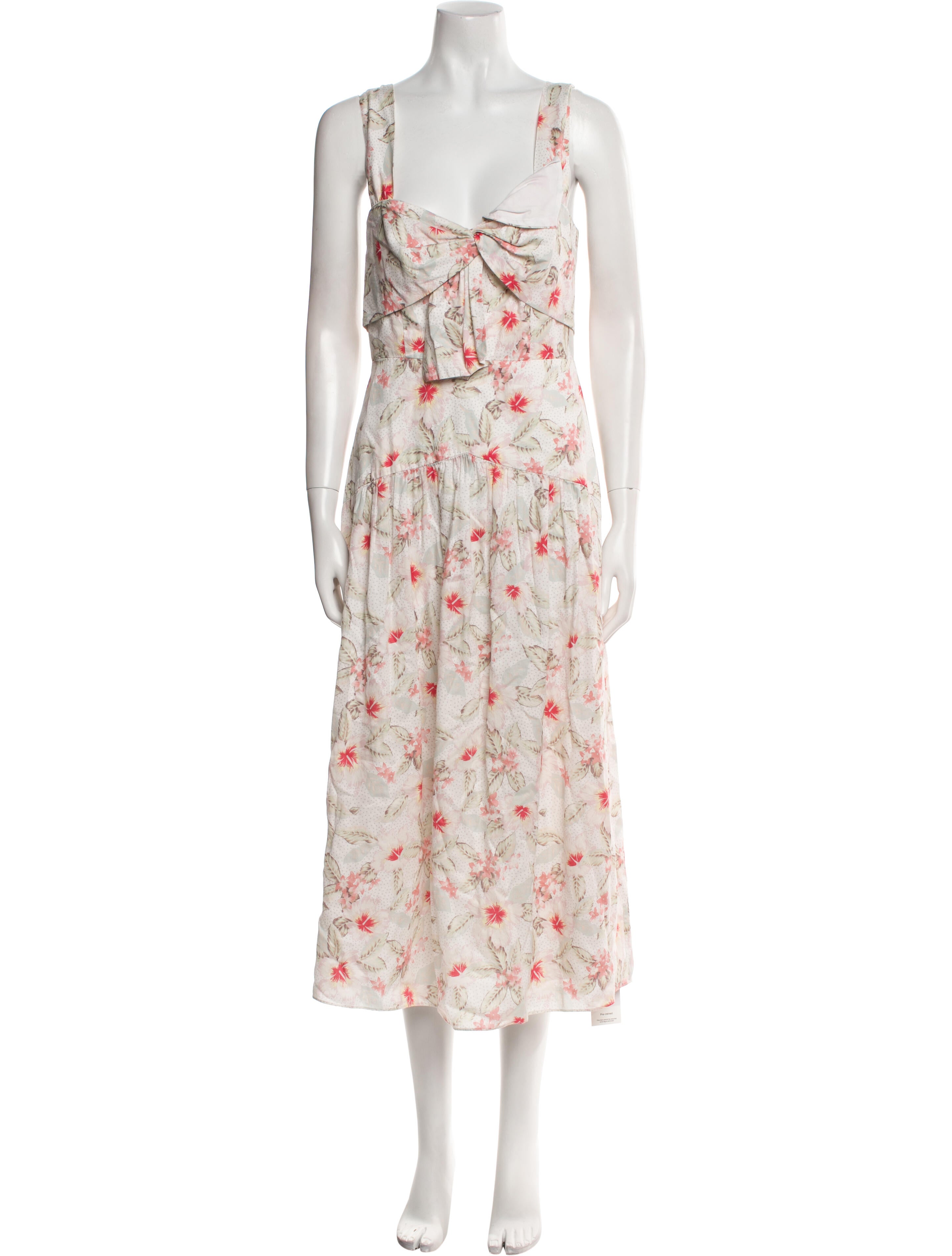 Rebecca Taylor Floral Print Long Dress w/ Tags