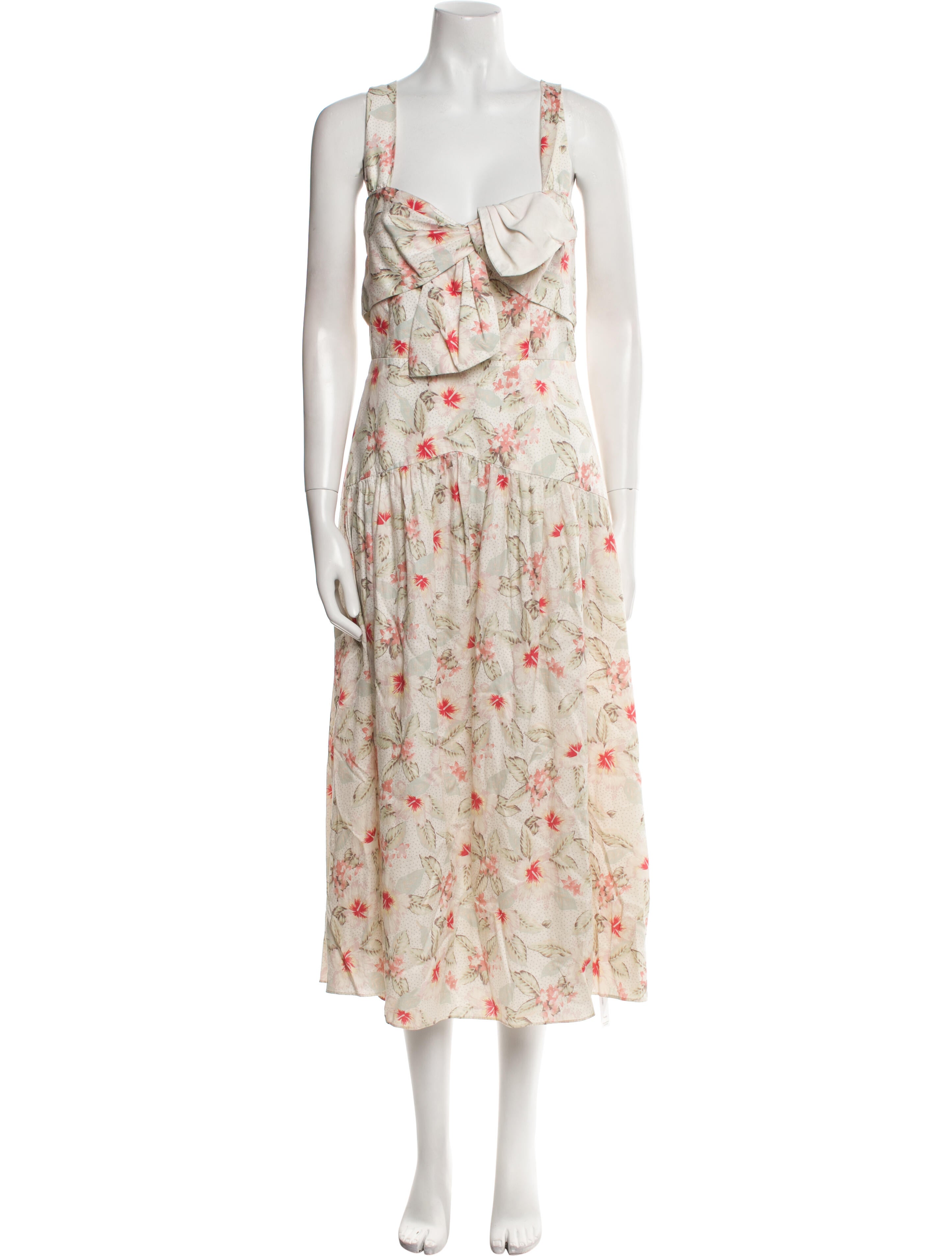 Rebecca Taylor Floral Print Long Dress w/ Tags