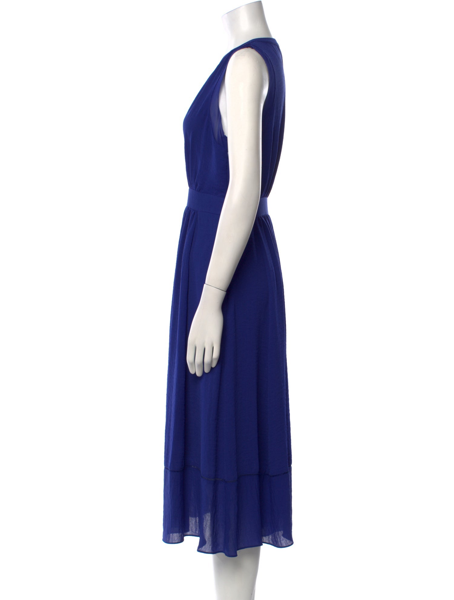 Rebecca Taylor V-Neck Midi Length Dress