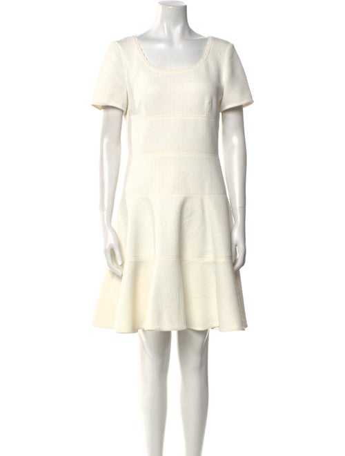 Rebecca Taylor Scoop Neck Knee-Length Dress