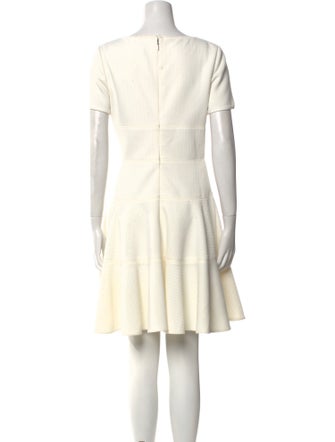 Rebecca Taylor Scoop Neck Knee-Length Dress