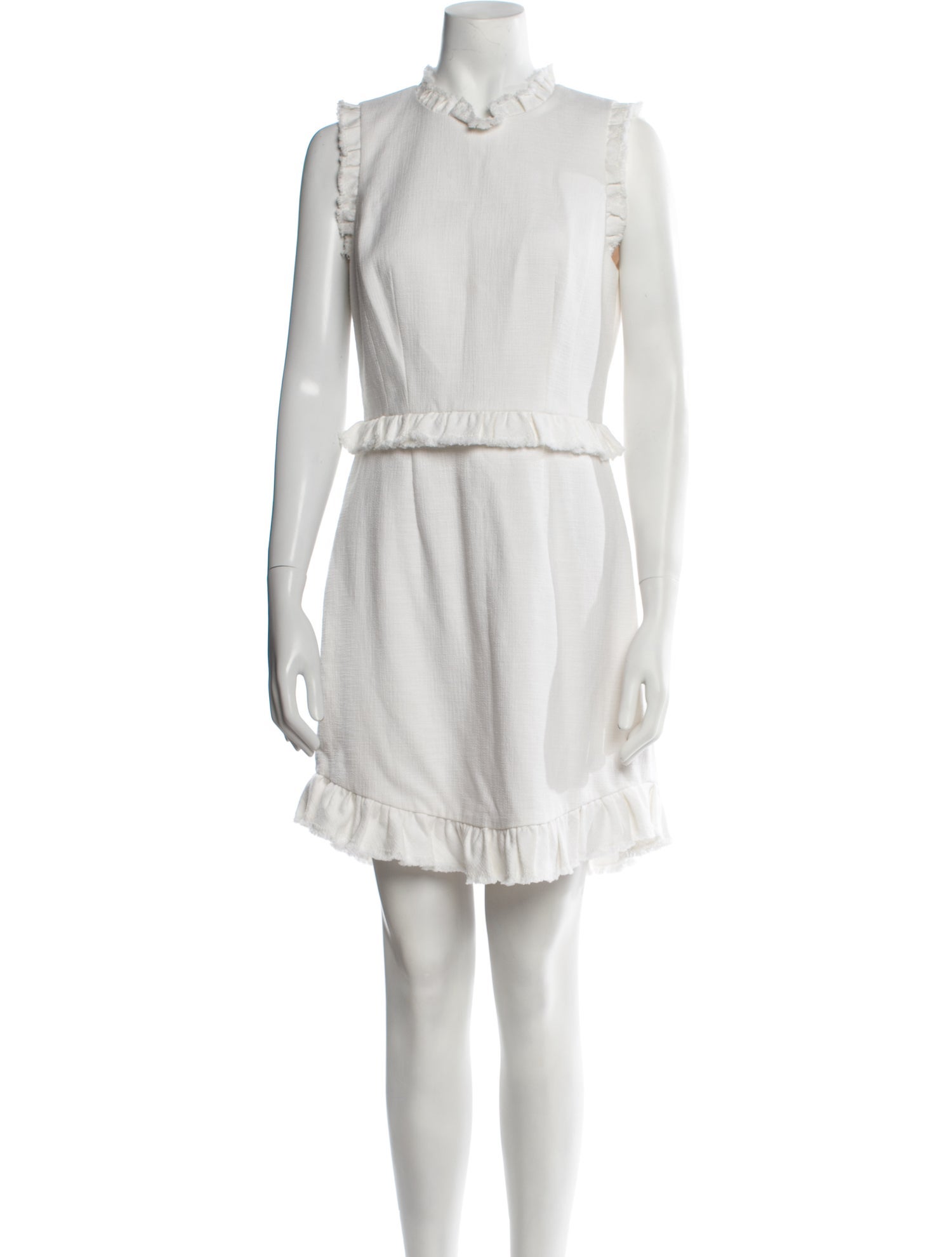 Rebecca Taylor Mock Neck Mini Dress